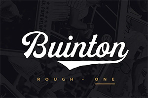 Buinton Typeface