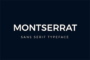 Montserrat Typeface